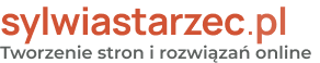 sylwia starzec tworzenie stron i rozwiązań online