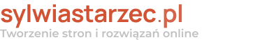 sylwia starzec tworzenie stron i rozwiązań online